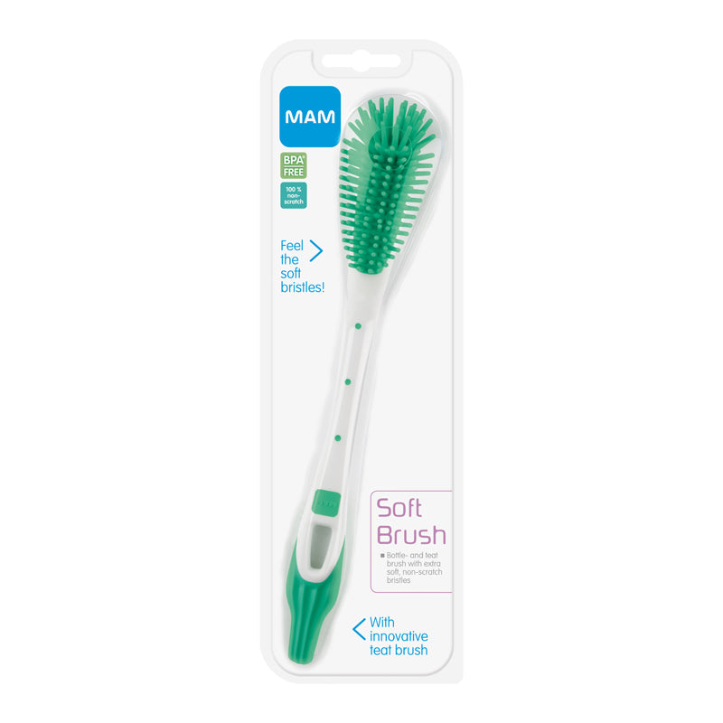 MAM Soft Bottle & Teat Brush l Available at Baby City