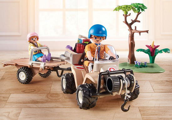 Playmobil Wiltopia Animal Rescue Quad with Trailer l Baby City UK Retailer