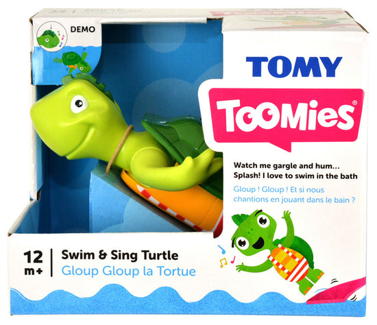 Tomy Bath Toy Swim and Sing Turtle l Available at Baby City