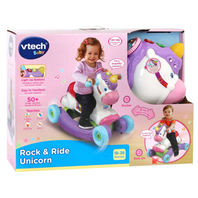 VTech Rock & Ride Unicorn l Available at Baby City