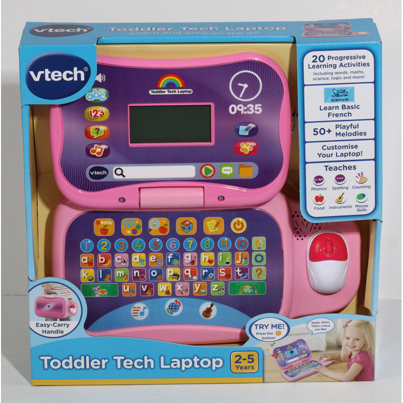 VTech Toddler Tech Laptop pink at The Baby City Store