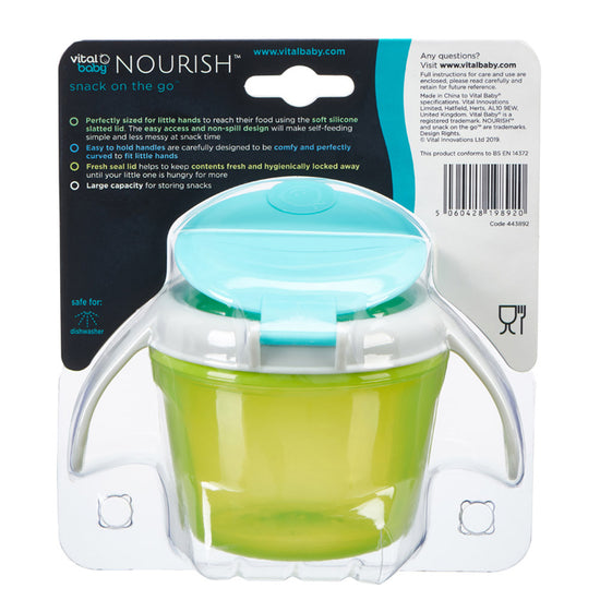 Vital Baby NOURISH Snack On The Go Pop l Available at Baby City
