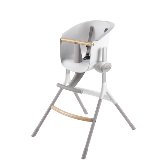 Béaba Up & Down Evolutive Highchair White/Grey l For Sale at Baby City