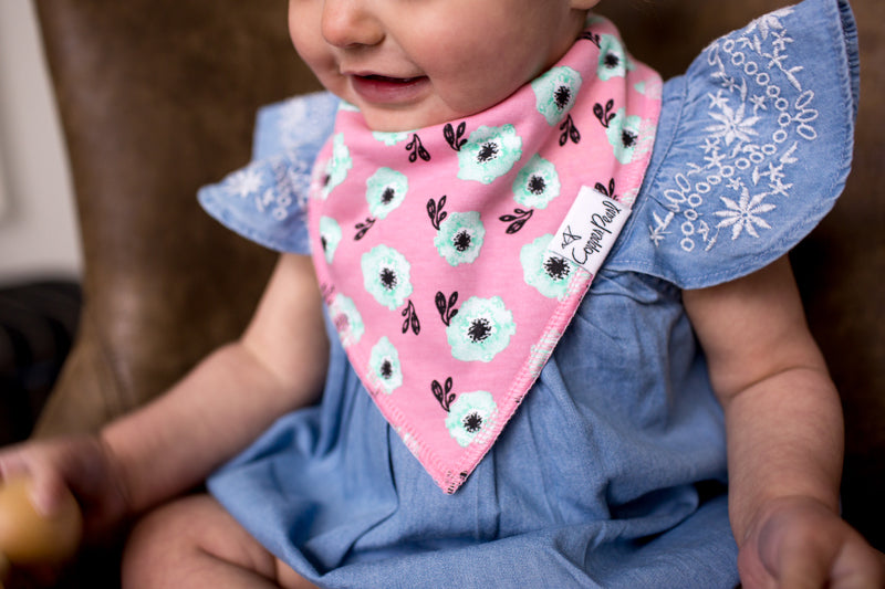 Copper Pearl Bibs Bloom 4Pk l For Sale at Baby City