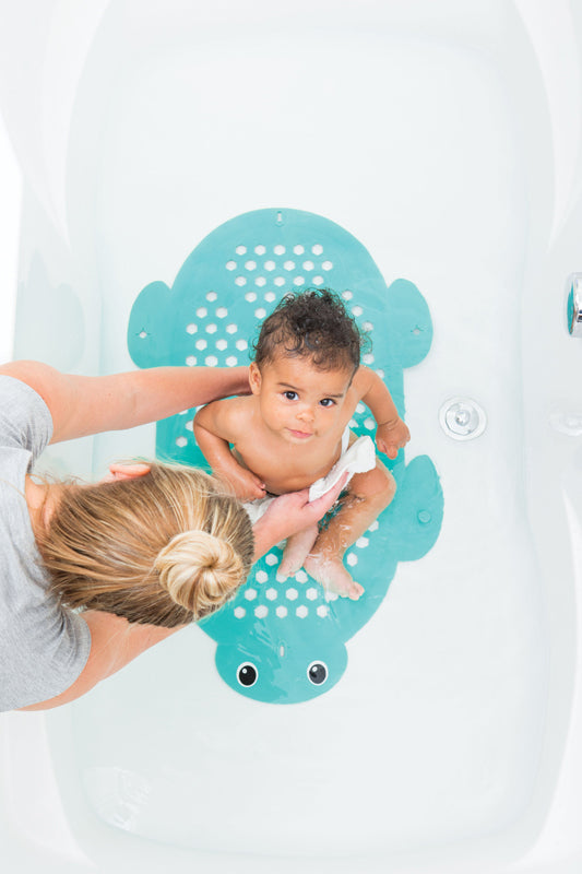Infantino 2-in-1 Bath Mat & Storage Basket Turtle l Baby City UK