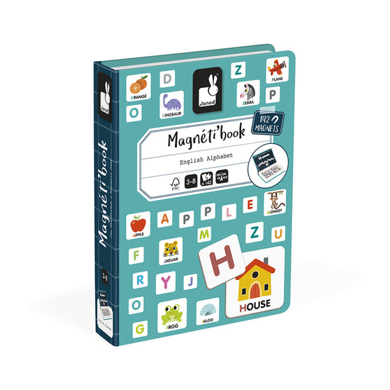 Janod English Alphabet Magneti'Book l For Sale at Baby City