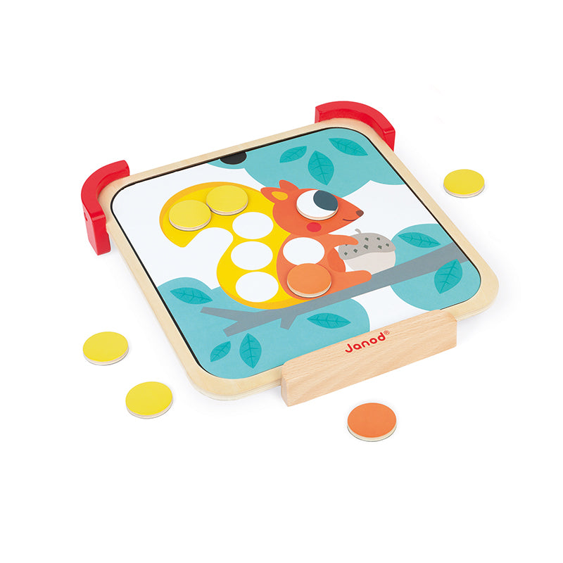 Janod I am Learning Colours - Magnetic Chips l For Sale at Baby City