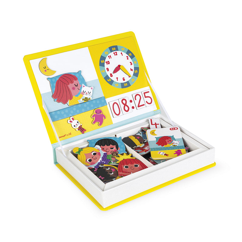 Janod Learn To Tell The Time Magneti'Book l For Sale at Baby City