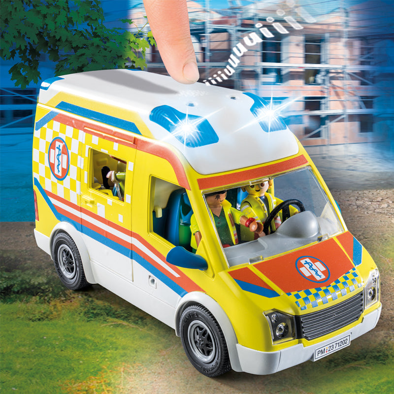 Playmobil Ambulance with Lights and Sound l Baby City UK Retailer