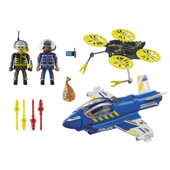 Playmobil Police Jet with Drone l Available at Baby City