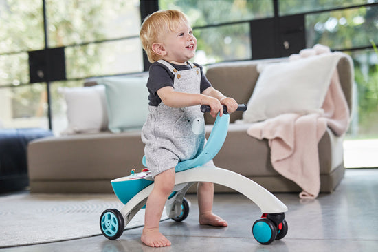 Tiny Love 5 in 1 Here I Grow Walk Behind & Ride On Blue l For Sale at Baby City