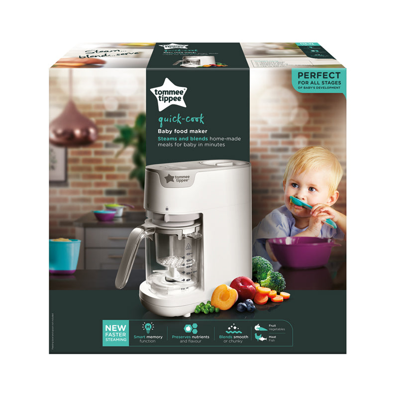 Tommee Tippee Quick Cook Food Steamer & Blender l For Sale at Baby City