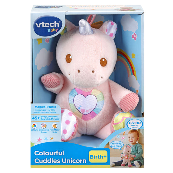 VTech Colourful Cuddles Unicorn l For Sale at Baby City