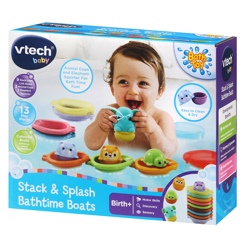VTech Stack & Splash Bathtime Boats at The Baby City Store