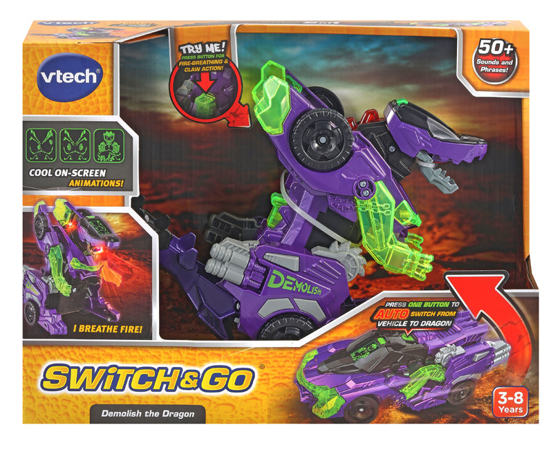 VTech Switch & Go Dinos® Demolish the Dragon l For Sale at Baby City