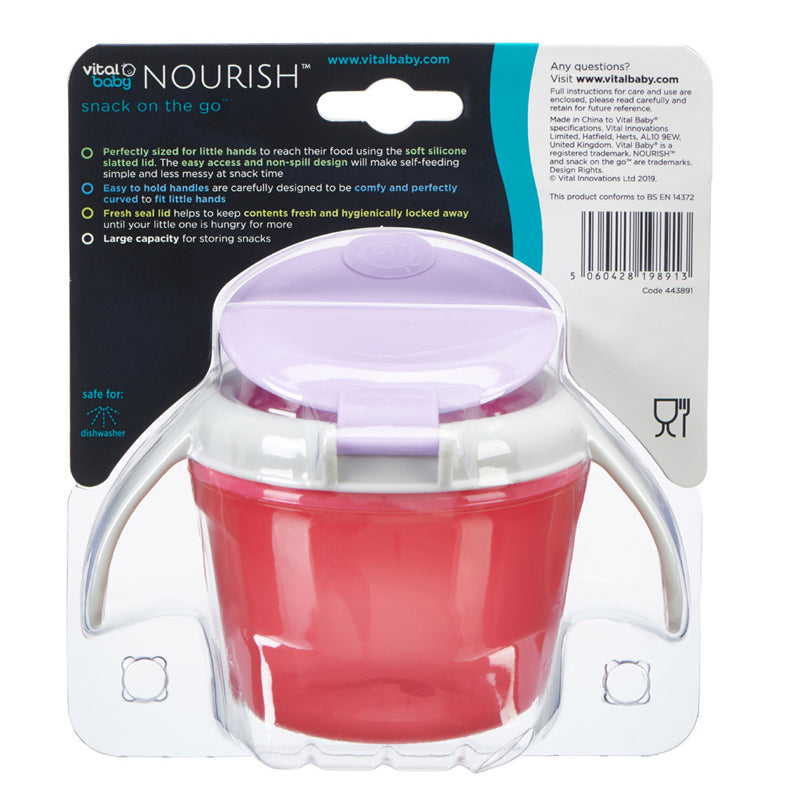 Vital Baby NOURISH Snack On The Go Fizz l For Sale at Baby City