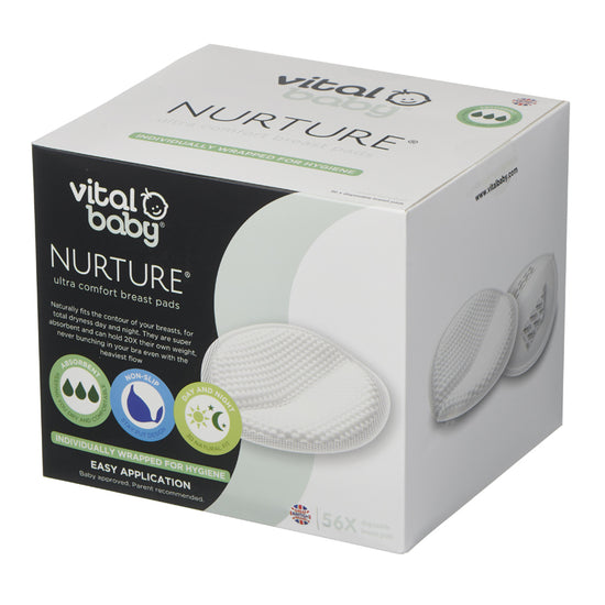 Vital Baby NURTURE Ultra Comfort Breast Pads 56Pk l For Sale at Baby City