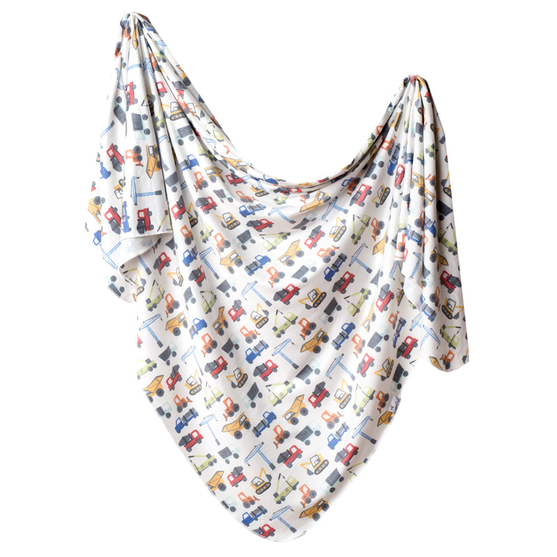 Copper Pearl Knitted Swaddle Blanket Diesel at Baby City