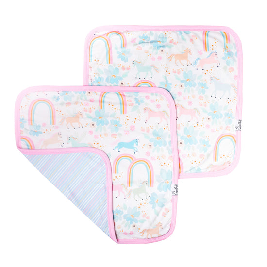 Copper Pearl Lovey 3 Layer Comfort Blanket Whimsy 2Pk at Baby City