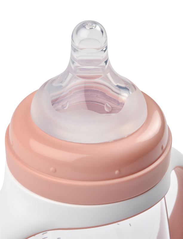 Béaba 2 In1 Learning Bottle Pink 210ml l To Buy at Baby City