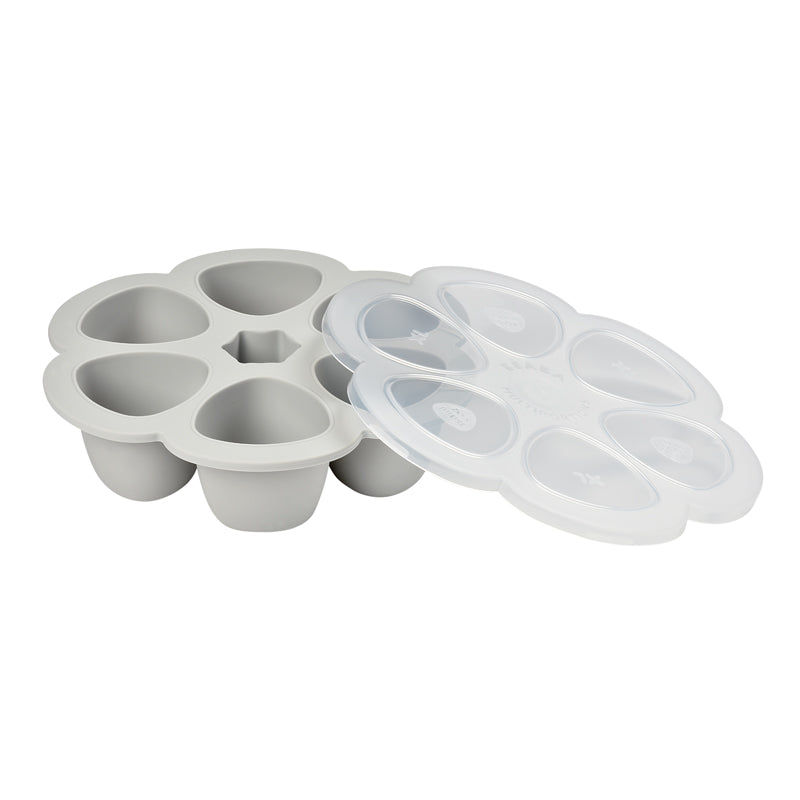 Béaba Silicone 6 Weaning Portion Storage Tray 150ml Light Mist l To Buy at Baby City