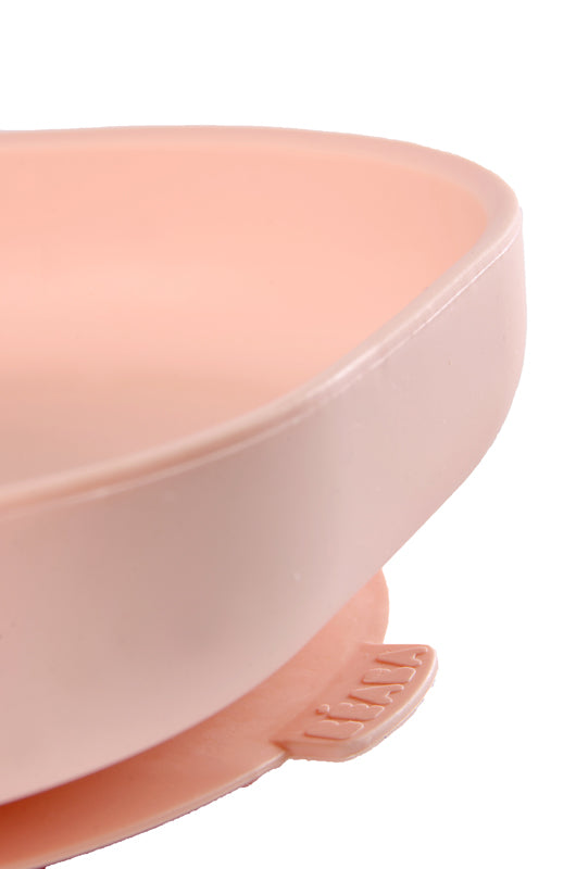 Béaba Silicone Suction Plate Light Pink l To Buy at Baby City
