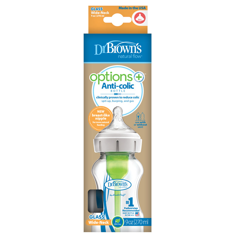 Dr. Brown's Options+ Glass Bottle 270ml l To Buy at Baby City