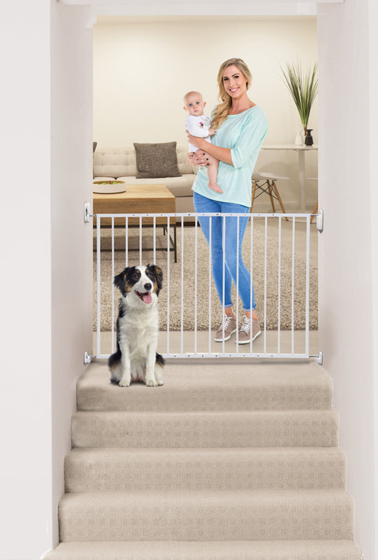 Dreambaby Arizona Extenda 2-Panel Gate White l Baby City UK Stockist