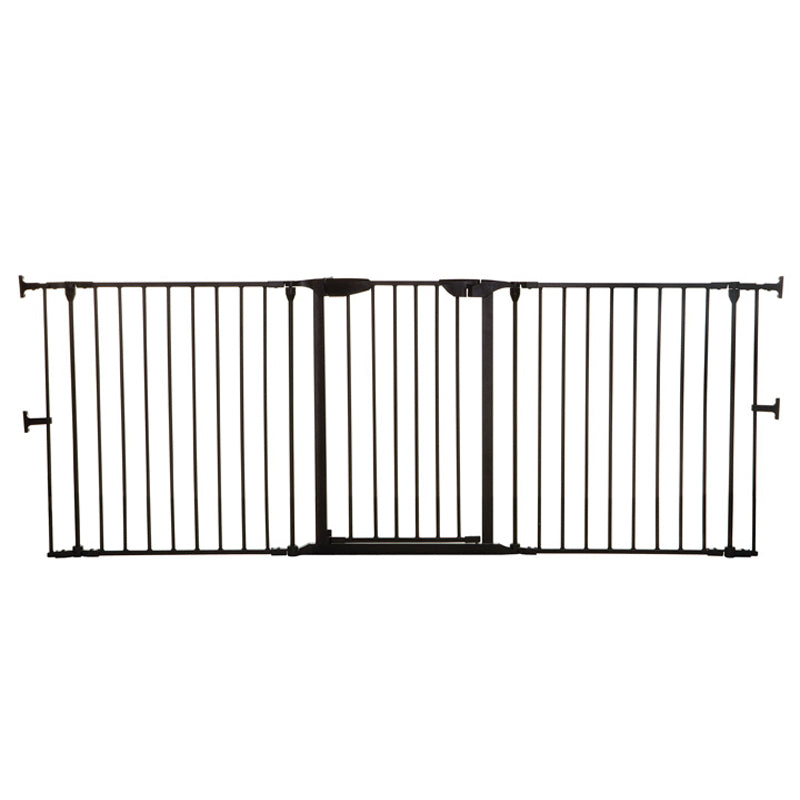 Dreambaby Newport Adapta 3-Panel Gate Black l To Buy at Baby City
