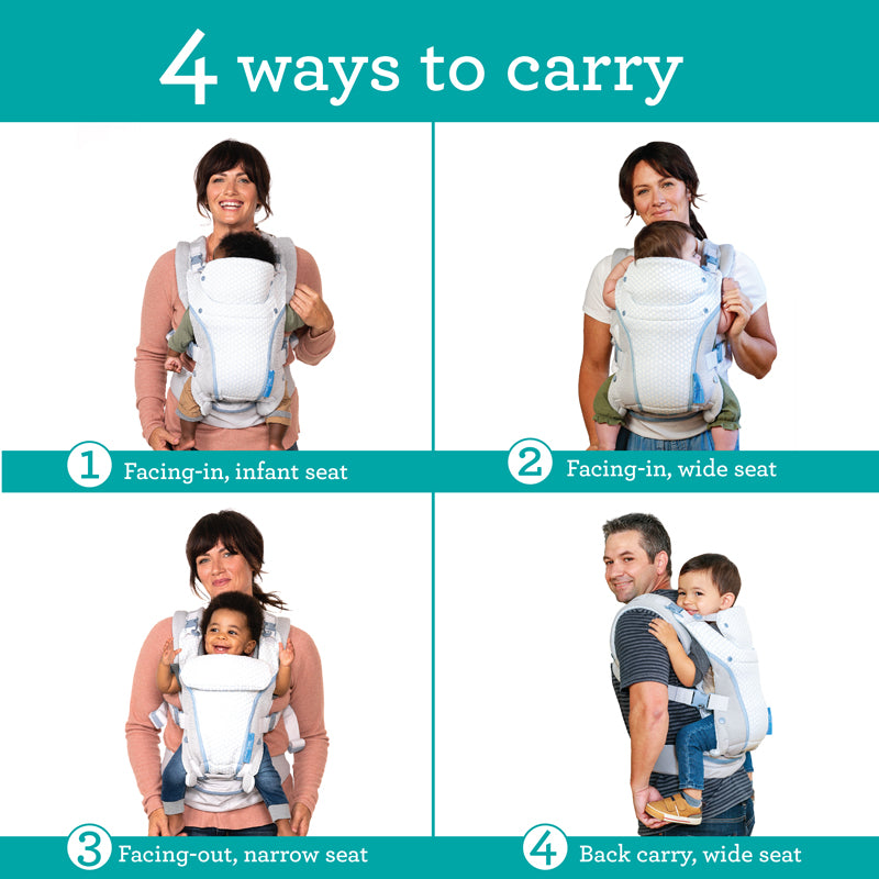 Infantino Staycool™ 4-In-1 Soft And Breathable Convertible Carrier l To Buy at Baby City