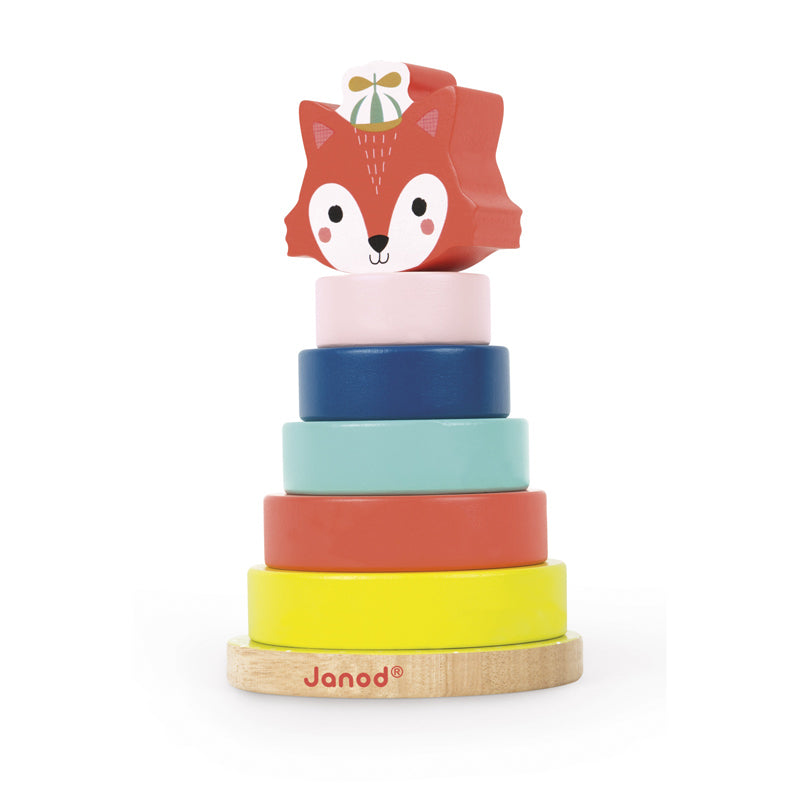 Janod Baby Forest Fox Stacker l To Buy at Baby City