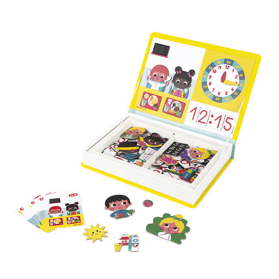 Janod Learn To Tell The Time Magneti'Book l To Buy at Baby City