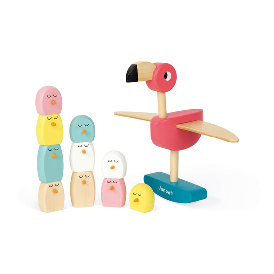 Janod Zigolos Balancing Game Flamingo l To Buy at Baby City