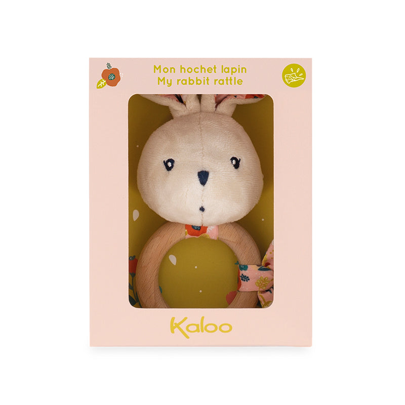 Kaloo K'Doux Rattle Rabbit Poppy l Baby City UK Retailer