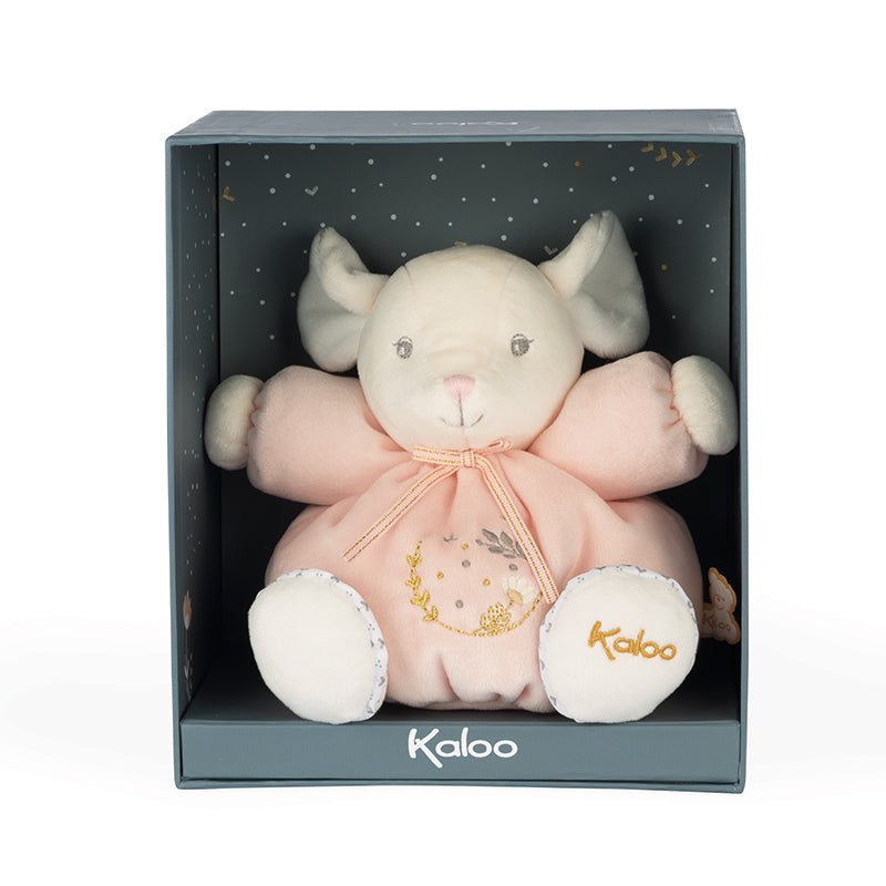 Kaloo Perle Chubby Mouse Pink 18cm l To Buy at Baby City