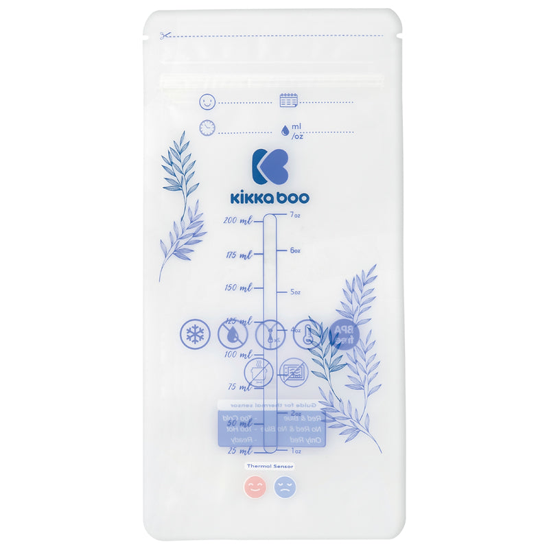 Kikka Boo Milk Storage Bags With Temperature Sensor 25Pk l To Buy at Baby City
