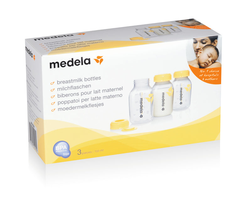 Medela Breastmilk Storage Bottles 150ml 3Pk l To Buy at Baby City