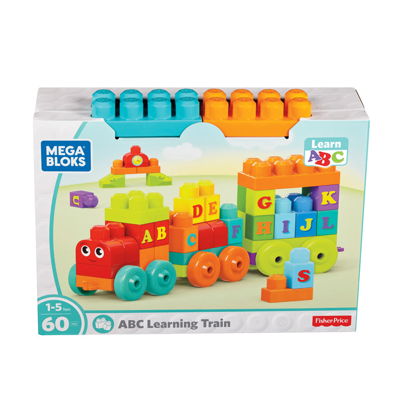 Mega Bloks ABC Learning Train 60pc l To Buy at Baby City