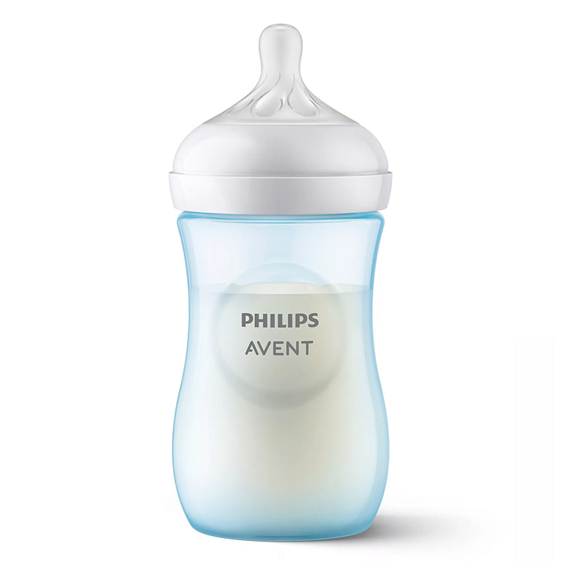 Philips Avent Natural Response 3.0 Bottle Blue 260ml l To Buy at Baby City