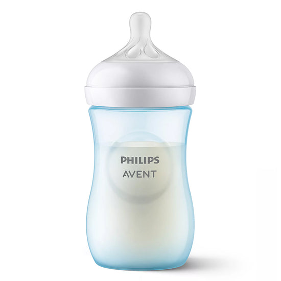 Philips Avent Natural Response 3.0 Bottle Blue 260ml l To Buy at Baby City