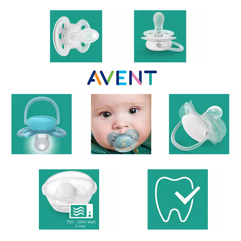Philips Avent Ultra Soft Soother Girl 6-12m 2Pk l To Buy at Baby City