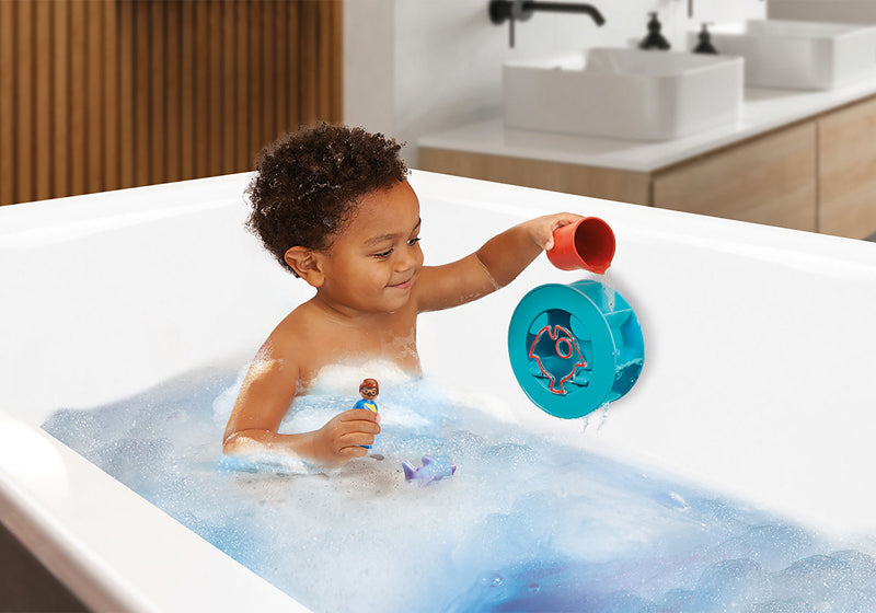 Playmobil 1.2.3 AQUA Water Wheel with Baby Shark l Baby City UK Retailer