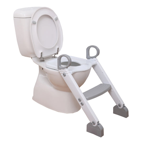 Dreambaby Ladder Step-Up Toilet Trainer White/Grey at Baby City