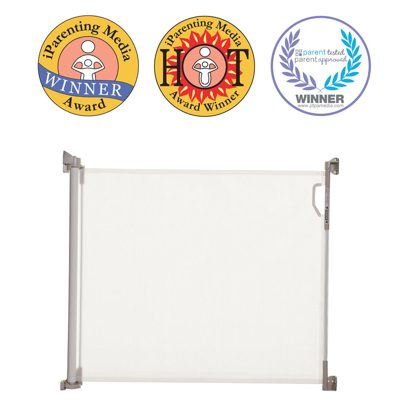 Dreambaby Retractable Gate White at Baby City