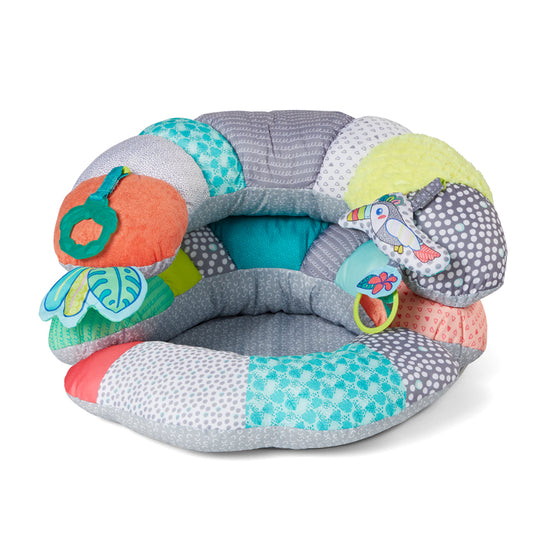Infantino Prop-A-Pillar Tummy Time & Seated Support Pastel at Baby City