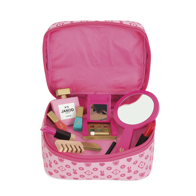 Janod Little Miss Vanity Case 10pc at Baby City