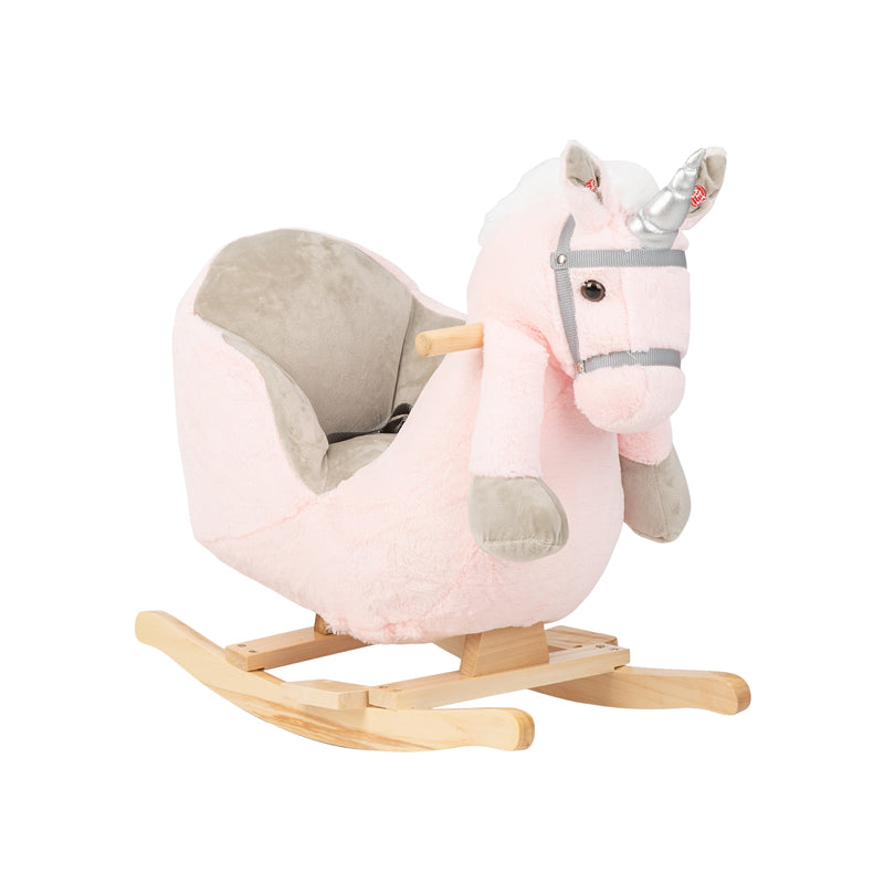 Kikka Boo Rocking Toy With Seat Pink and Sound Unicorn at Baby City