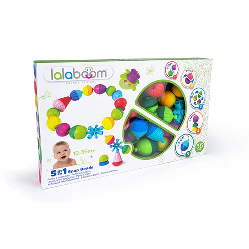 Lalaboom Educational Beads And Accessories 36Pk at Baby City