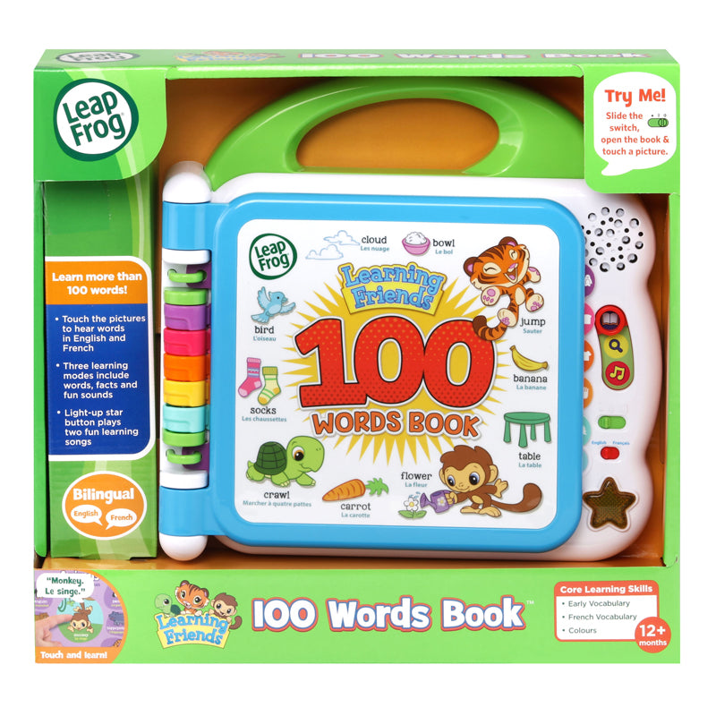 Leap Frog Learning Friends 100 Words Book l Baby City UK Retailer