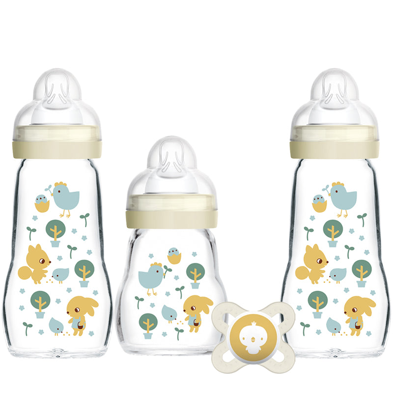 MAM Feel Good Glass Baby Bottle Starter Set at Baby City